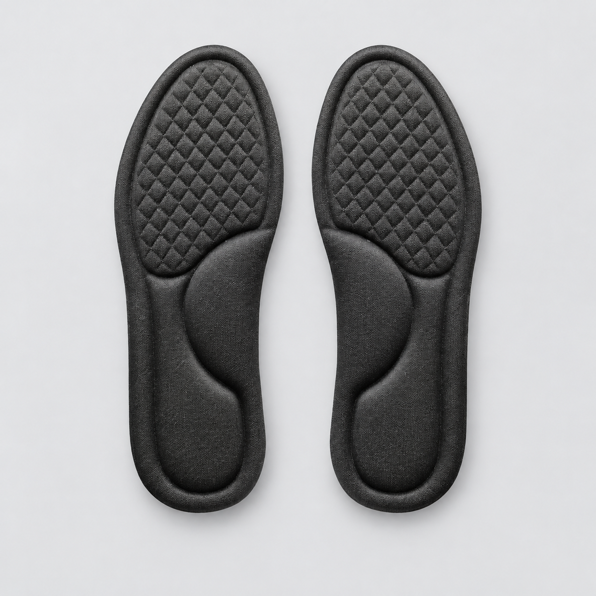 Insoles Memory Foam Shock Absorbing Trimmable - Black