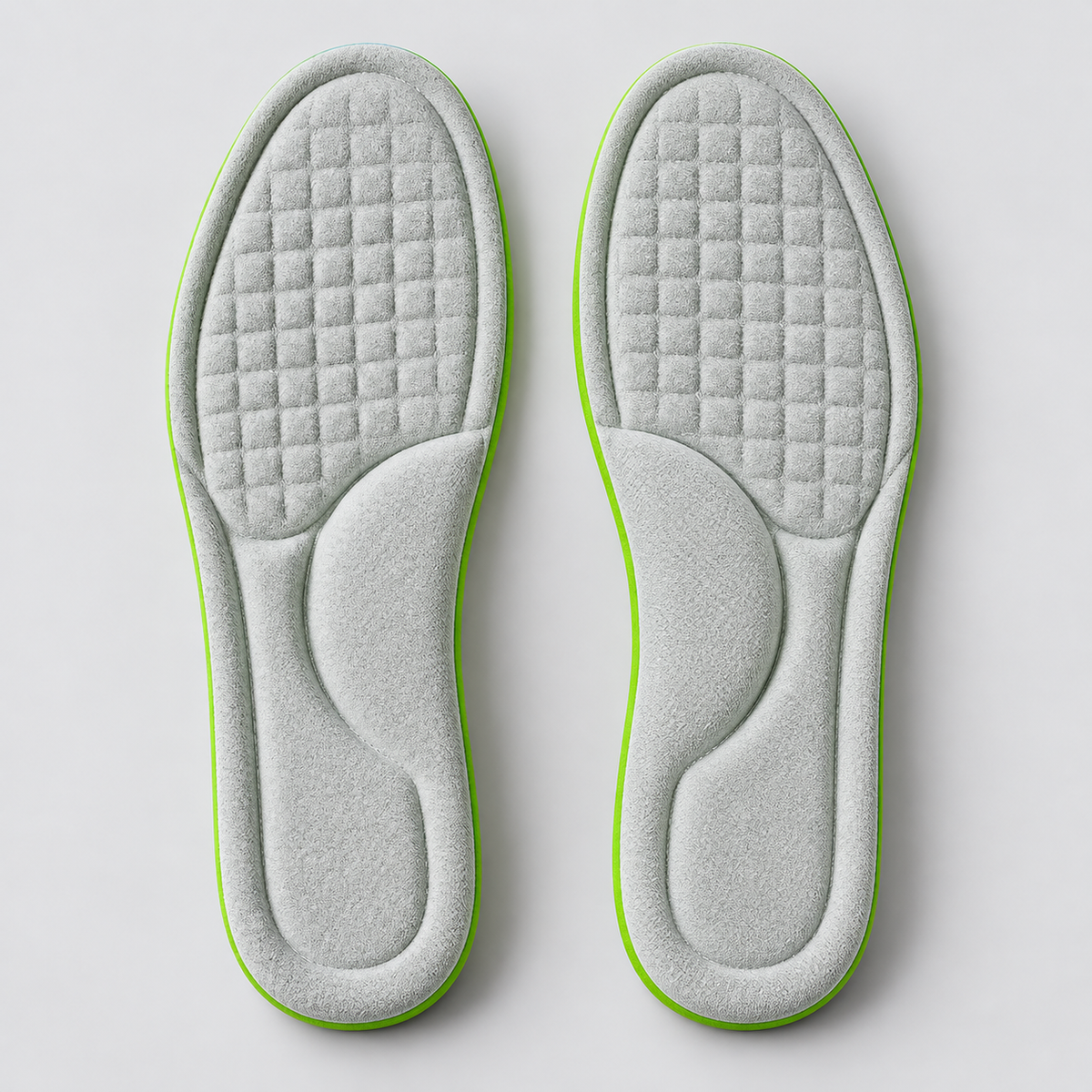 Insoles Memory Foam Shock Absorbing Trimmable - Grey