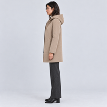 Women's Hooded Coat with Full Zip