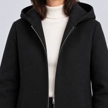 Women's Hooded Coat with Full Zip