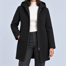 Women's Hooded Coat with Full Zip