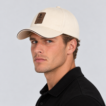 Men's Baseball Cap Twill Curved Peak Contrast Brim