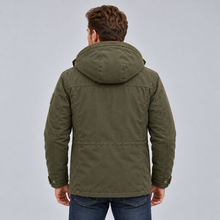 Men's Waterproof Winter Jacket Hooded Fleece Lined