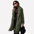 Philippa™ | Women's Relaxed Fleece Wrap Longline Winter Coat