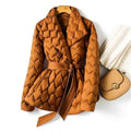 Demelza™ | Women's Amber Wrap Belted Quilted Puffer Jacket