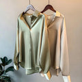 Patrizia™ | Women's Light Satin Long Sleeve Blouse