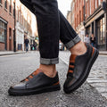 Federica™ | Men's Leather Chelsea Sneakers