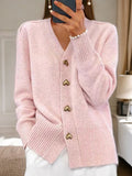 Bellamy™ | Women's Knit V-Neck Ribbed Cardigan
