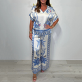 Wilmarie™ Elegant Printed 2-Piece Set for Women