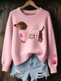 Neva™ | Women's Patchwork Wool Sweater