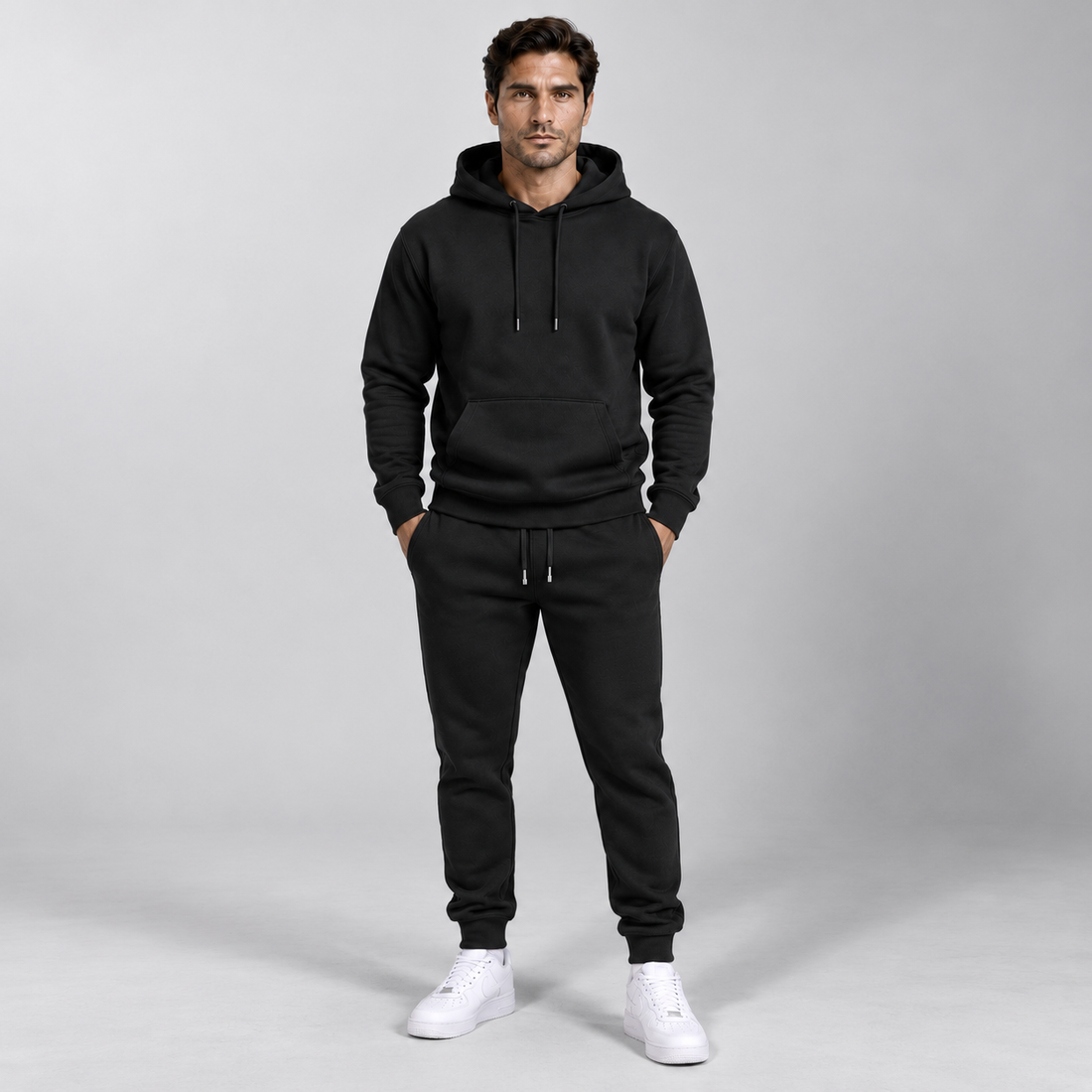 Men's Hoodie and Joggers Tracksuit Set Relaxed