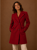 Tekla™ | Women's Double-Breasted Longline Winter Coat